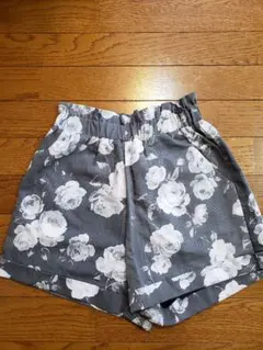 MURUA花柄 ハイウエストショートパンツ グレー未使用