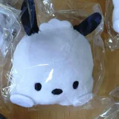 はぴだんぶい つかまりぬいぐるみバッジ ポチャッコ サンリオ ガチャガチャ