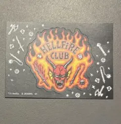 ストレンジャーシングス　ポテトスナック　ステッカー　シール　ヘルファイアクラブ