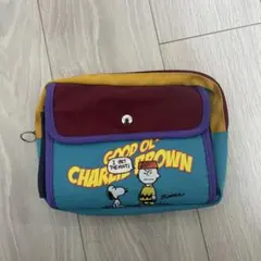 PEANUTS スヌーピー＆チャーリー・ブラウン ポーチ