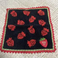 ANNA SUI いちご柄タオルハンカチ