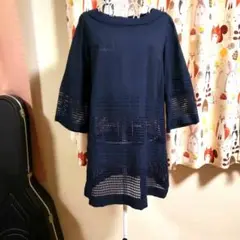Carivivace ネイビーチュニック　サイズM~L