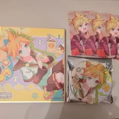 プロセカ 鏡音レン ミニ色紙 グリッター缶バッジ バースデー