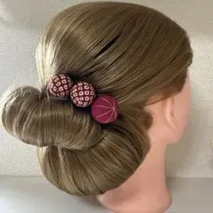 ころころ髪飾り　和玉髪飾り　卒業式　入学式　成人式　祭り　和装　七五三