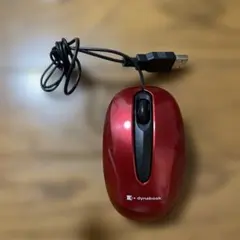 dynabook TOSHIBA赤マウス