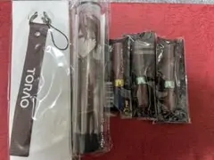 アイナナ 虎於　ペンライトチューブ　ペンライト　缶バッジ　ストラップ