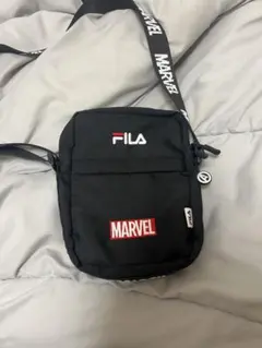 FILA MARVEL コラボ ショルダーバッグ ブラック