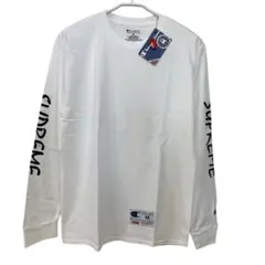 SUPREME Champion L/S Tee アームロゴプリント 長袖 M