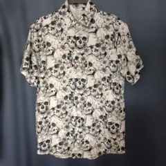 SHEIN スカル柄 半袖シャツ Mのサムネイル