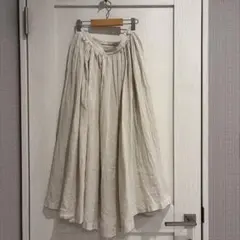Madamoiselle NON NON 麻100％　スカートのサムネイル