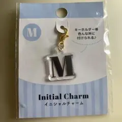 イニシャルM アクリルたチャーム　キーホルダー