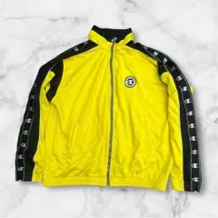 Champion ジップアップジャケット イエロー/ブラック　XLサイズ