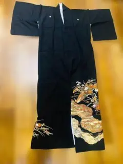 黒留袖 菊 橘 金彩 和装 着物 レディースのサムネイル