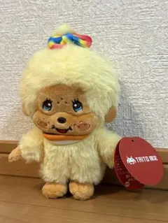 日焼けモンチッチ カラビナポーチ タイトー限定 黄色のサムネイル