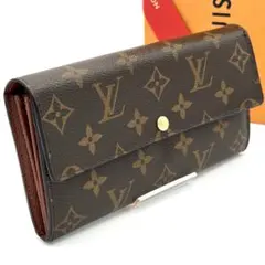 【極美品】ルイヴィトン モノグラム ポルトフォイユ サラ 長財布 ブラウン 茶