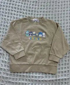 新品 はぴだんぶい サンリオ ベージュ トレーナー 85サイズ トップス