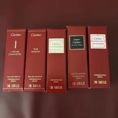 未使用カルティエ香水サンプル5本セット