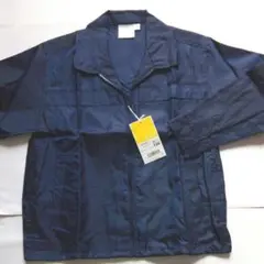 264　未使用　紺無地　ウインドブレーカー　120　レインコート　長袖コート