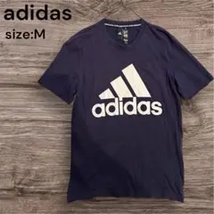 【アディダス 】✨美品✨半袖Tシャツ Mサイズ ネイビー