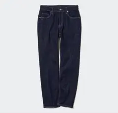 ユニクロ ストレッチスリムストレートジーンズ（丈標準70cm） ネイビー 27