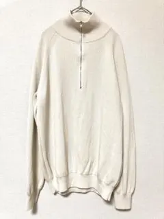 ハーフジップ ニット