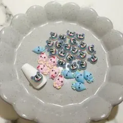 無言購入OK エンジェルブルー しづくちゃん ネイル　ネイルパーツセット