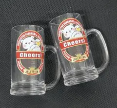 国産ビアジョッキ　Cheers／毒舌あざらし＆ゲスくま　435ml