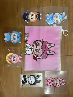ラブブステッカー＆クリアポーチ まとめ売り