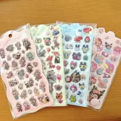 ぷくぷくシール日焼けサンリオ らぶぶ ズートピア たまごっち４点セット
