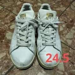 スタンスミス　ゴールド　アディダス　24.5