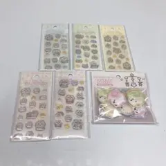 ちいかわベビー ミニミニぷっくりシール 6種 おしりもっちりフレークシール