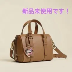 八駆郎様専用 russet 2wayミニボストン キャメル 新品未使用タグ付