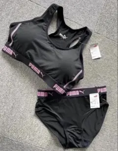 《PUMA》スポーツブラ ショーツ セット　Mサイズ［pin］