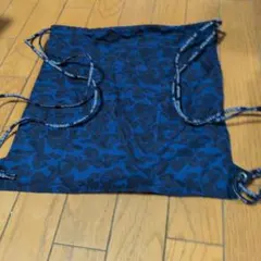 迷彩柄ドローストリングバッグ