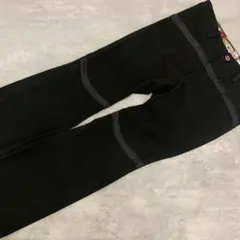 クリストファーネメス パンツ ストライプ 総裏地 七分 クロップド 立体