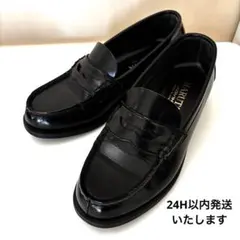 【即日発送】HARUTA ハルタ　黒 ローファー 24.0EEE 日本製