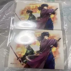 鬼滅の刃 コミケ くじ Ｇ賞 ステッカー　２枚セット