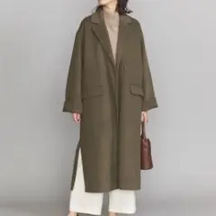 新品　BEAUTY&YOUTH ビーバーリバーテーラードコート オリーブ　S
