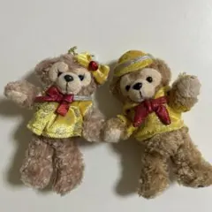 ダッフィー　シェリーメイ　ぬいぐるみストラップ　30周年　東京ディズニーリゾート