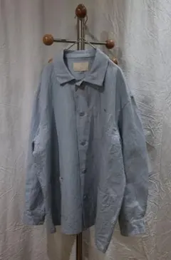YOKO SAKAMOTO ヨコサカモトYS ストライプシャツM 水色 美品 - メルカリ