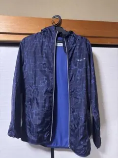 CONVERSE ネイビー グラフィックジャケット L