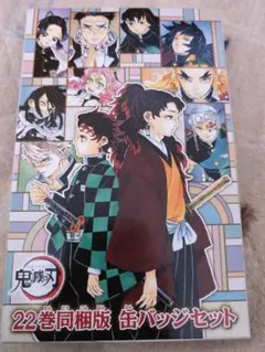 鬼滅の刃22巻同梱版缶バッジセット（缶バッジのみ）