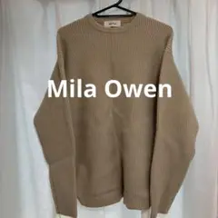 Mila Owen クルーネック長袖ニット