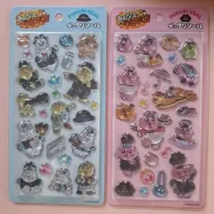 可哀想に JRコラボ ぷっくりシール　おぱんちゅうさぎ　んぽちゃむ　2種セット
