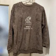 UNIQLO スヌーピー プリント 長袖ルームウェア パジャマM