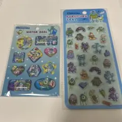 モンスターズ・インク ウォーターシール&ぷくぷくシール2シートセット