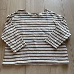 140サイズ ストライプ 長袖カットソー