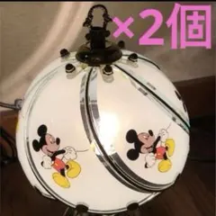2個セット　ディズニー　ミッキーテーブルライト　タッチ式調光ランプのサムネイル