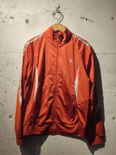 □adidas オレンジ×白　トラックジャケット