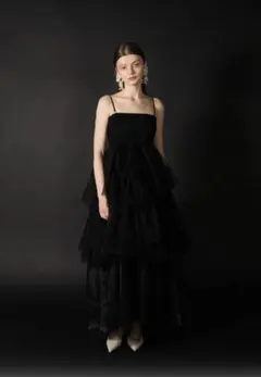 acka ［Édition］volume tulle tier dress - メルカリ